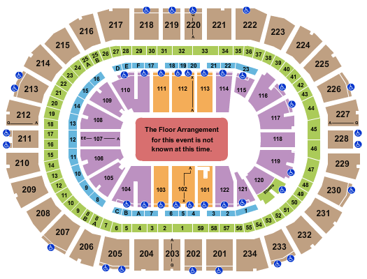 PPG Paints Arena NCAA Tournament Seating Chart